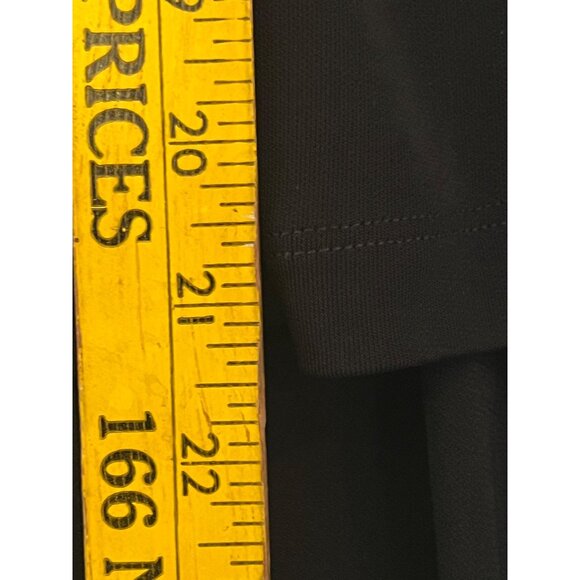 VTG Dressing Clio Women's  Dress Cardigan Set  Medium Black Maxi USA flaw - Picture 12 of 16